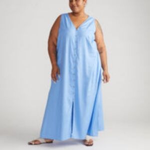 Universal Standard Islet Buttondown Maxi Dress